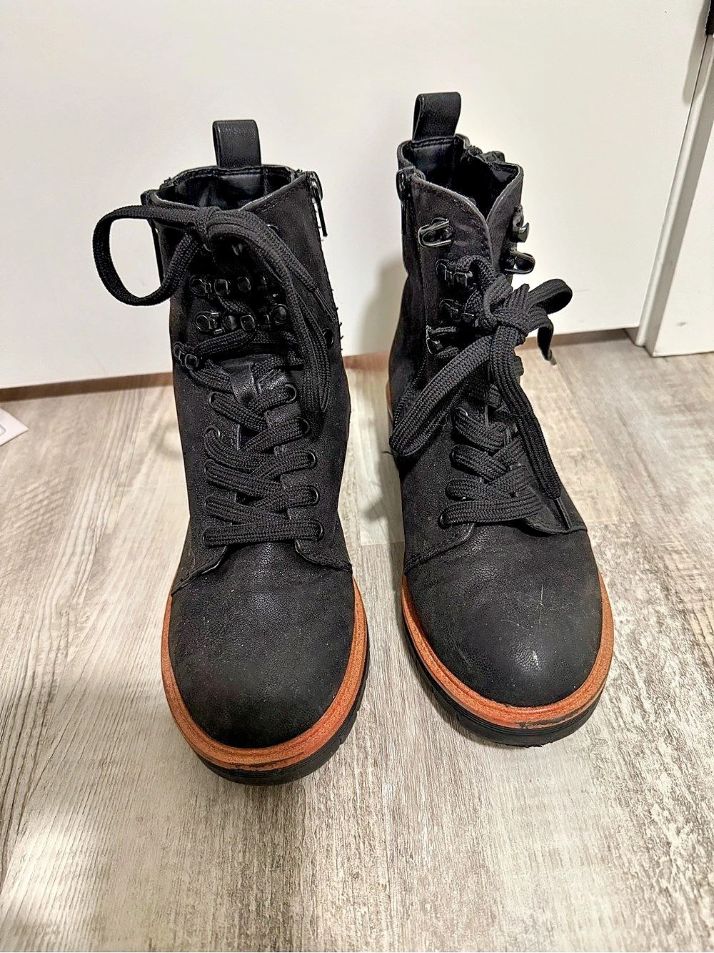 MIA Annamaria Combat Boot Black